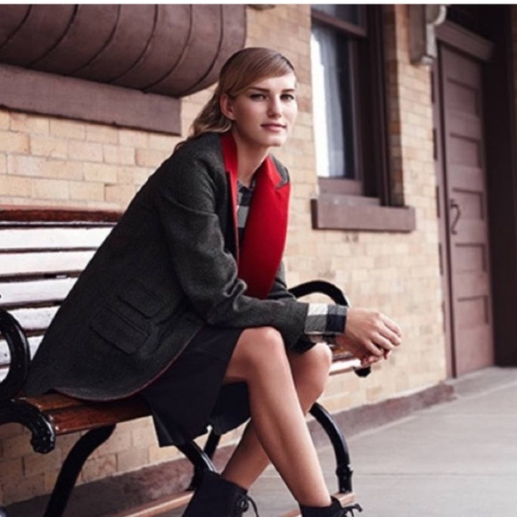 Rag & Bone Paloma Jacket With Red Lapel - Picture 13 of 16